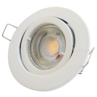 LED Einbaustrahler Timo / 230V / 5W / 400Lumen / Schwenkbar / Bajonettverschluss