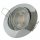 LED Einbaustrahler Jan / 230V / 3W / 250Lumen / Schwenkbar / Aluminium