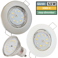 SMD LED Einbauspot Tom / 3 - Stufen Dimmbar per...