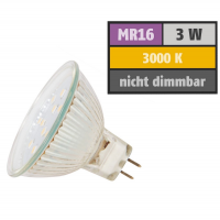 12Volt LED Einbaustrahler Tomas | 3Watt | Gu5.3 Sockel | MR16 Fassung | Mit LED Transformator