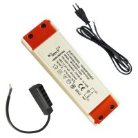 Halogen Trafo 120 W – 12 V, eckig, mit 230 V Zuleitung & Stecker