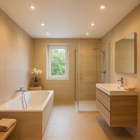 LED Einbaustrahler Marin / 230V / 5W / Loch = 60 - 68mm / ET = 32mm / IP44