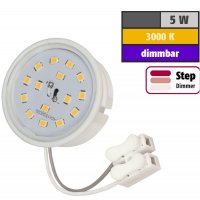 LED Einbaustrahler Marina / 230V / 5W / STEP DIMMBAR / ET = 32mm / IP44