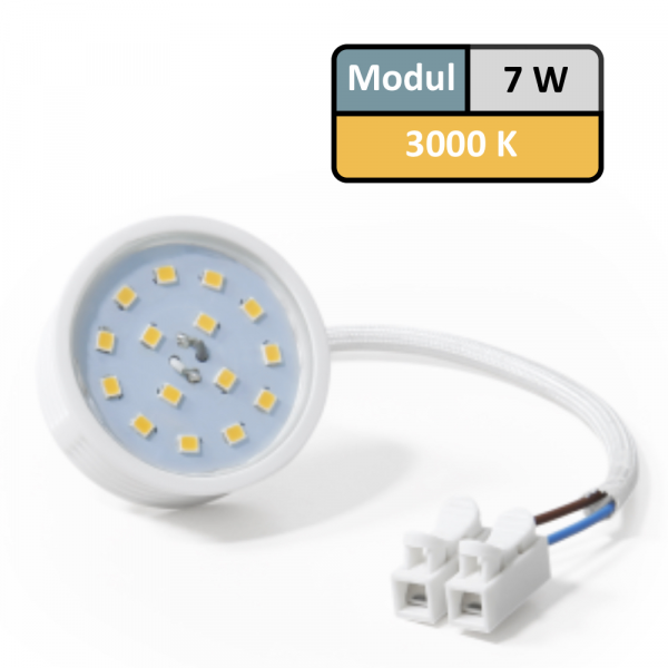 LED-Modul, 7Watt, 470Lumen, 230Volt, 50 x 23mm, Warmweiß, 3000Kelvin