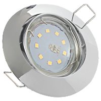 SMD LED Einbaustrahler Jan / 7Watt / 230Volt / 110&deg; Leuchtwinkel / Betrieb ohne Trafo m&ouml;glich.