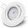 Flacher SMD LED Einbaustrahler Timo / 220Volt / 5Watt / 100% DIMMBAR  / ET=32mm