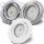 Flacher SMD LED Einbaustrahler Timo / 220Volt / 5Watt / 100% DIMMBAR  / ET=32mm