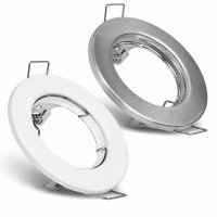 LED Einbaustrahler Tom / 230Volt / 7Watt / Dimmbar / Starr / Silber oder Weiss