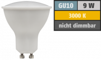 9 Watt LED Einbaustrahler Dario | 900 Lumen | 230Volt | Gu10 Fassung | IP20