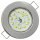 LED Einbaustrahler Tom | Flach | 230V | 5W | ET-28mm | Edelstahl geb&uuml;rstet | STEP DIMMBAR