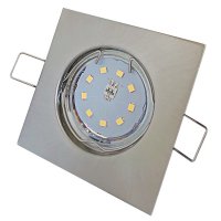 Flache SMD LED Einbaustrahler Tom / 230V / 5W / dimmbar / Eckig