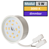 Flache SMD LED Einbaustrahler Tom / 230V / 5W / dimmbar / Eckig