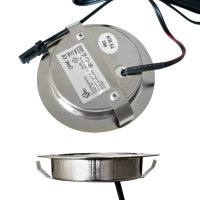 Flache LED Möbel Einbauleuchte Milena 12Volt -  3Watt - 180Lumen - Milchglas