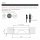 Flache LED Möbel Einbauleuchte Milena 12Volt -  3Watt - 180Lumen - Milchglas