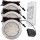 Sets Flache LED Möbel Einbauleuchte Lina 12Volt -  3Watt - 200Lumen - mit Transformator