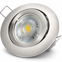 Flacher COB LED Modul Einbaustrahler Timo - 230Volt - 5Watt - ET=32mm