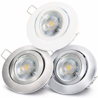 Flacher COB LED Modul Einbaustrahler Timo - 230Volt - 5Watt - ET=32mm