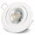 Flacher COB LED Modul Einbaustrahler Timo - 230Volt - 5Watt - ET=32mm