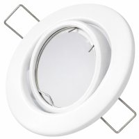 LED Einbaustrahler TOMAS • GU10 6W • 230V • warmweiß • schwenkbar
