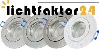 5W LED Bad Einbaustrahler Marina | 12V | IP44 | Rund | Klares Schutzglas | Ohne Transformator
