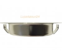 2er Set / Flache LED Einbauspots Lina / 12Volt / 3W / LED Trafo / 230V Netzkabel mit Schnurschalter