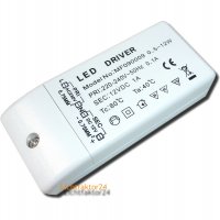 2er Set / Flache LED Einbauspots Lina / 12Volt / 3W / LED Trafo / 230V Netzkabel mit Schnurschalter