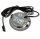 2er Set / Flache LED Einbauspots Lina / 12Volt / 3W / LED Trafo / 230V Netzkabel mit Schnurschalter