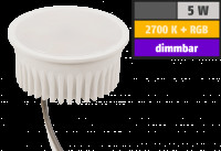 LED Einbaustrahler Marina / 230V / 5W / SMART WIFI / ET = 32mm / IP44 / RGB + Warmweiss