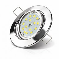 Flacher SMD LED Einbaustrahler Tomas | 230V | 7W | STEP DIMMBAR | ET=30mm