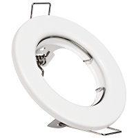 LED Einbaustrahler Tom | Flach | 230V | 7W | ET-30mm | Weiss | Starr