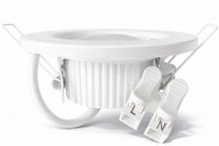 LED Einbaustrahler Tom | Flach | 230V | 7W | ET-30mm | Weiss | Starr