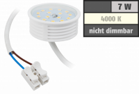LED Einbaustrahler Tom | Flach | 230V | 7W | ET-30mm | Weiss | Starr