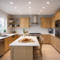 LED Einbaustrahler Tom | Flach | 230V | 7W | ET-30mm | Edelstahl gebürstet | STEP DIMMBAR