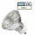 MCOB LED Einbaustrahler Tom / 230V / 5Watt / Eckig / Silber / Weiss