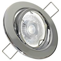 Einbaustrahler Tomas / LED Leuchtmittel 230Volt / 5Watt / 45&deg; Schwenkbar