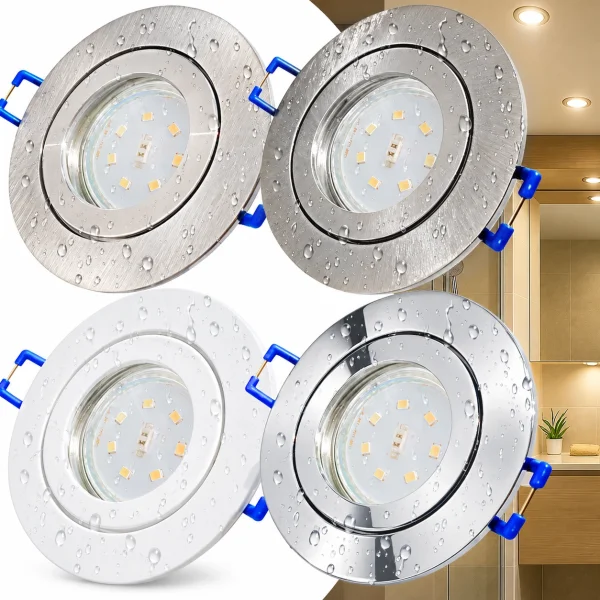 IP44 | SMD LED Einbauleuchten Marina | 5Watt | 230Volt | Rund