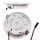 2 Stück Flache LED Möbel Einbaustrahler Mira - 12V - 2,4W - Loch 58 - 60mm - 230V Zuleitung mit Schnurschalter