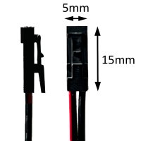 3 Stück - Flache LED Möbel Einbauleuchte Milena 12V - 3W - LED Trafo, 230V Zuleitung mit Schnurschalter