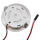 3 Stück Flache LED Möbel-Einbaustrahler Mila  12V - 2,4W - LED Trafo - 230V Zuleitung mit Schnurschalter
