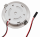 3 St&uuml;ck Flache LED M&ouml;bel Einbaustrahler Mira - 12V - 2,4W - LED Trafo - 230Volt Zuleitung mit Schnurschalter