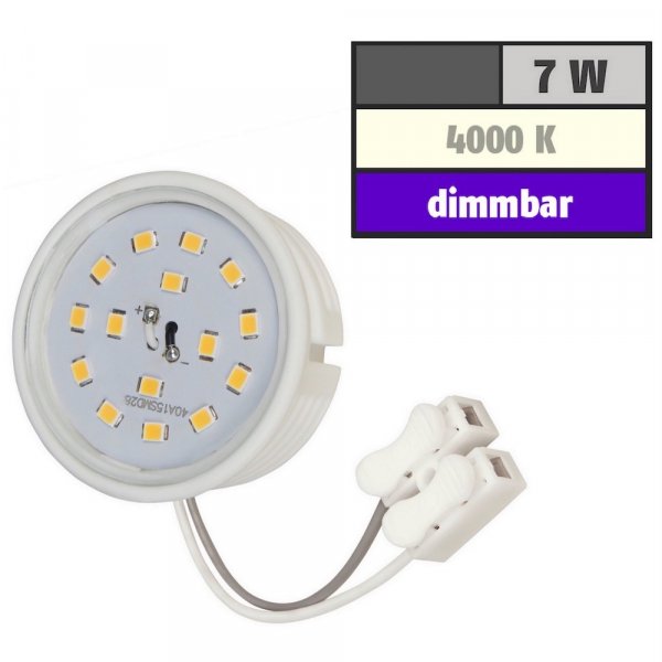 LED-Modul, 7Watt, 470 Lumen, 230Volt, 100% dimmbar, Neutralwei&szlig;, 4000Kelvin