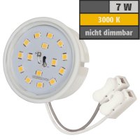 Flacher SMD LED Einbaustrahler Jan / 220Volt / 7Watt LED Lampenmodul / ET=32mm