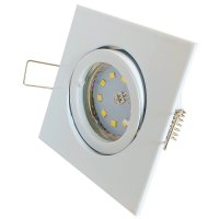 Flacher SMD LED Einbaustrahler Dario / 220Volt / 7Watt LED Lampenmodul / ET=35mm
