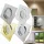 LED Einbaustrahler Dario 7W, schwenkbar, flach, Edelstahl gebürstet / Weiß