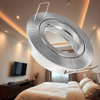 Flacher SMD LED Einbaustrahler Timo | 220Volt | 7Watt | STEP DIMMBAR | ET=32mm