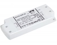 4er Set / Flache LED Einbauspots Lina / 12Volt / 3W / Kabelbaum / Stecker/ Verteilerleiste / LED Trafo