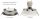 LED Einbaustrahler Marina / 230V / 5W / ET = 32mm / IP44 / Milchglas