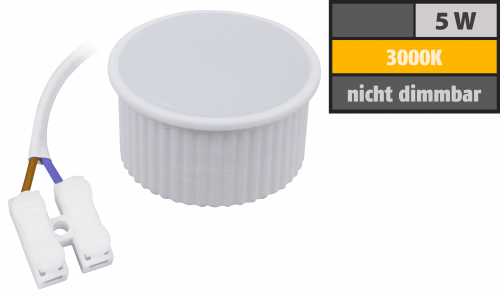 SMD LED-Modul, 5Watt, 440 Lumen, 230Volt, 50 x 25mm, Warmweiß, 3000Kelvin