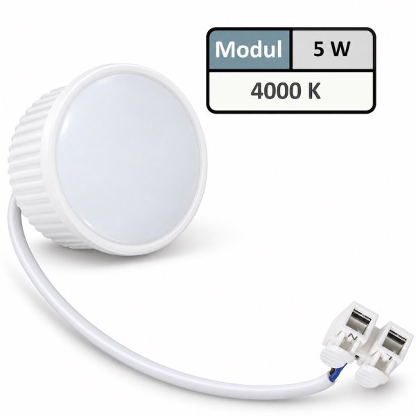 SMD LED-Modul, 5Watt, 450 Lumen, 230Volt, 50 x 25mm, Neutralweiß 4000Kelvin