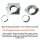 2er Set = 12Volt Bad Einbaustrahler Marin | IP44 | 3W | MCOB LED | inklusive LED Trafo 12Watt